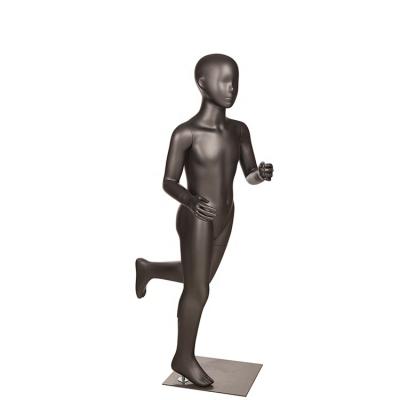 China Other Wholesale RUK-1 Fiberglass Kids Sports Boy Running Full Body Mannequin For Sportswear for sale