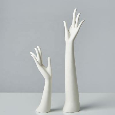 China Other White Female Hand Mannequin Mannequin Hands Jewelry Organizer H-23 For Jewelry Display for sale