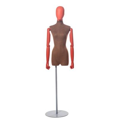 China Other JFW-1 Colorful Adjustable Dress Form Articulated Arm Maniquies Women Torso for sale