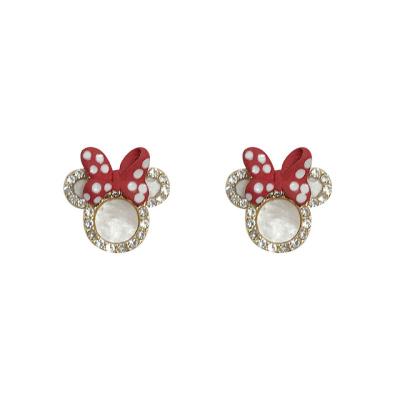 China Cute Silver 925 Needle Earrings Bow Stud Earrings Mouse Earrings for sale