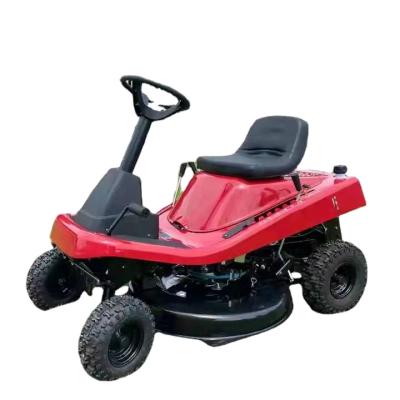 China 4-Stroke Grass Field Use Ride On Powerful Gasoline Collecting Grass Bag Lawn Mowers for sale