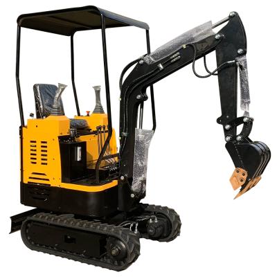 China 4 Legs Canopy 1.5ton Diesel Engine Two Cylinders CE Mini Excavators For Sale for sale