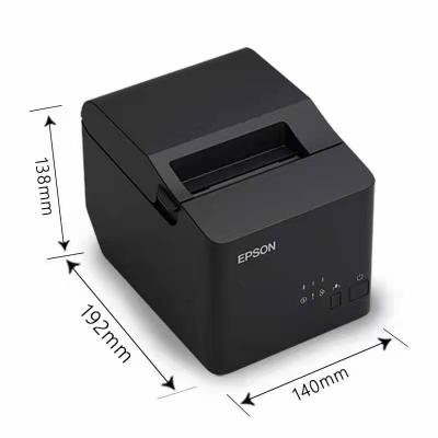 China Black and White Thermal Receipt Printer 80mm Cost POS Printer Supermarket List Efficient Printer TM-T100 for sale