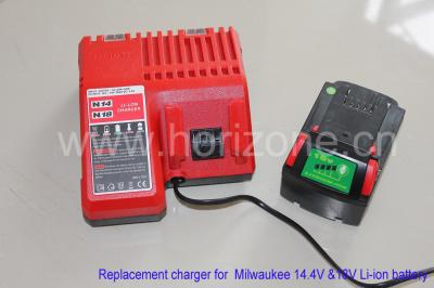 China Elektrowerkzeug-Ladegerät Milwaukee M18 M14 für Lithium-Batterie 18V 14.4V zu verkaufen