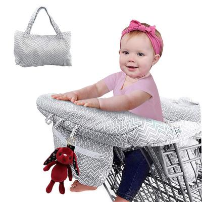 China Nice Eco-friendly Printing Baby Shopping Cart Cover Umpire Chair Cushion For Baby for sale