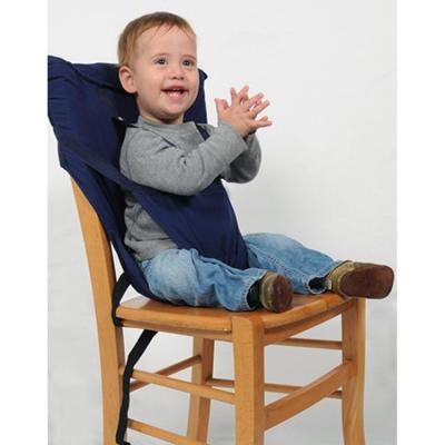 China Portable Baby 50%Cotton Booster Travel Umpire Chair Harness Dinner Washable Lunch Seat Foldable Waterproof Feeding for sale