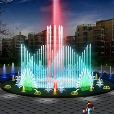 China Program Control Lantern Modern Interactive Water Fountain for sale