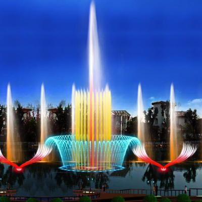 China Modern Dynamic Musical Fountain Dancing Fountain For Amusement Park for sale