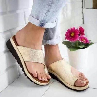 China Newest Top Quality Trend 2021 Fashion Casual Wear Autumn Cheap Comfortable Colorful Women's Flat Thong Slipper Sandals for sale