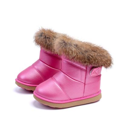 China Around 2021 New Winter Children's Martin Boots Short Warm Princess Cotton Baby Tassel Plush Boots Short Snow Boots for sale