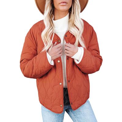 China 2021 Sustainable Color Cotton Clothingcasual Pure Color Cotton Clothing Women Warm Jacket Winter Coats Coat Thermal Cotton-padded for sale