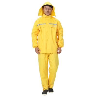 China Eco-friendly 3M Man And Woman PVC Raincoat Suit Waterproof Walking Running Rainwear for sale