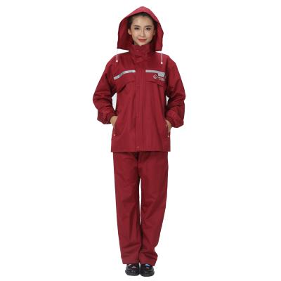 China Eco-friendly Raincoat Suit Man And Woman Cheap Waterproof PVC 3M Rainwear for sale