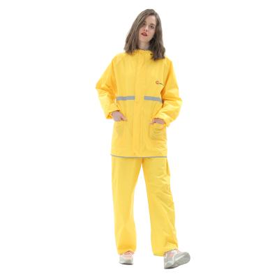 China Reversible Women Raincoat Raincoat Suit Double Wear Pants Motorcycle For Worker for sale