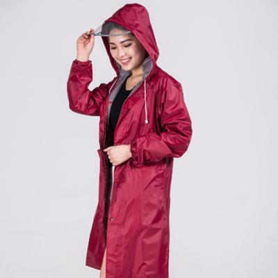 China Outdoor Workwear Rainfreem Coat Raincoat Bachelor's Long Raincoat High Quality Waterproof Jacket Raincoat for sale