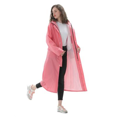 China Rainfreem Eco-friendly Customize Design Polyester Long Raincoat Rain Jacket OEM ODM Waterproof Anorak for sale