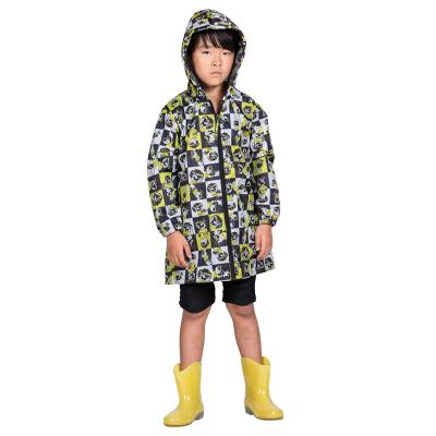 China Rainfreem Cartoon Cute Windproof Animal Kids Raincoats Hooded Raincoat Kids Rain Wear Coat for sale