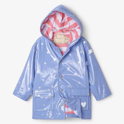 China 100% Fashion Waterproof Children Raincoat Rainfreem Kids Safety Rain Jacket Outdoor Playing Raincoat Clothes for sale