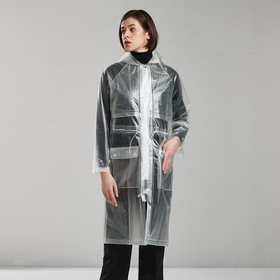 China Rainfreem Eco-friendly 100% EVA or PVC Waterproof Breathable Rain Coat Industrial Plastic Raincoats for sale