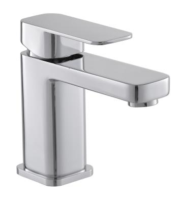 China Bathroom Contemporary Mixer Taps Brass Deck Mounted with Single Handles for sale