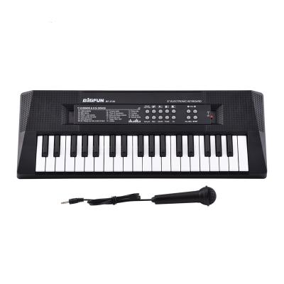 China Newest Toy Electronic Organ 37 Plastic Synthesizer Teclados Mini Musical Keyboard BF-3738 Piano Musical Toy Equip For Kids for sale