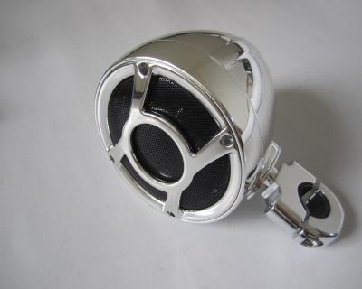 China Mighty ROCK/JAZZ/POP/CLASSIC/NORMAL Factory Chrome Coated Motorcycle Speaker Motorcycle Parts Audio Accessories For DIY for sale