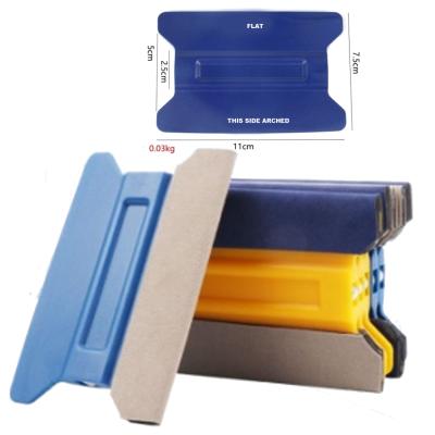 China Durable X Type Squeegees For Film Installation Tools With Fiber Cloth Wrapped for sale