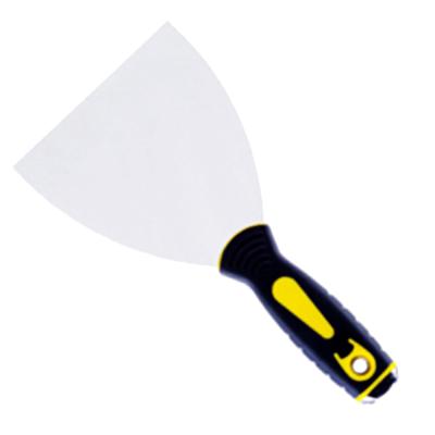 China Carbon Steel Soft Handle Putty Knife With Rivet Hammer Assistants Bottom Scraper for sale