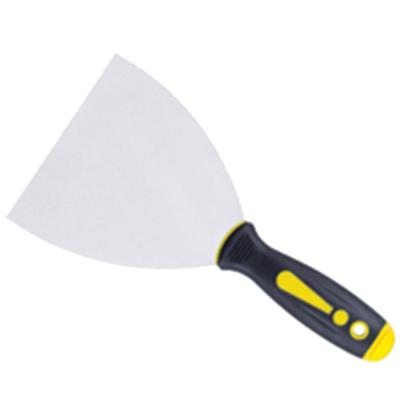 China Waterproof Carbon Steel Two Tones Handle Putty Knife Big Size To 10 Inches for sale