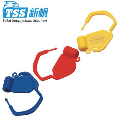 China Used for instruments TS PL01 hot sale plastic gasket used as container gasket protection lock with high security padlock seal for sale