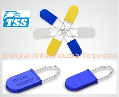 China Mechanical seal numbered no. plastic tamper seal padlock security seal model TSS-PL03 for sale