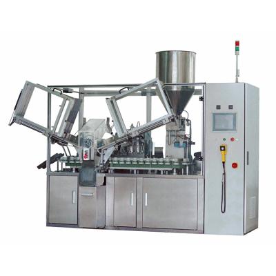 China LTRG-120 Automatic Food Double Head Tube Filling And Sealing Machine For Toothpaste Glue Plastic Tube Aluminum Tube for sale