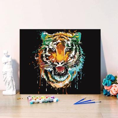 China FIYO CLASSIC DIY Painting By Numbers Colorful Animal Oil Handpainted Home Decor Gift Canvas Painting Drawing for sale