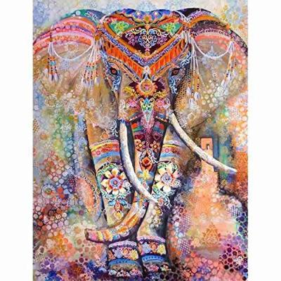 China Diamond Mosaic Elephant Modern 5d DIY Diamond Painting Animal Diamond Embroidery for sale