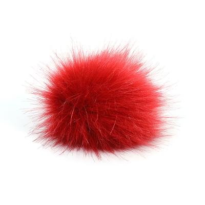 China 2018 eco-friendly colorful faux fur pom poms / 5cm to 15cm rainbow fur ball for sale