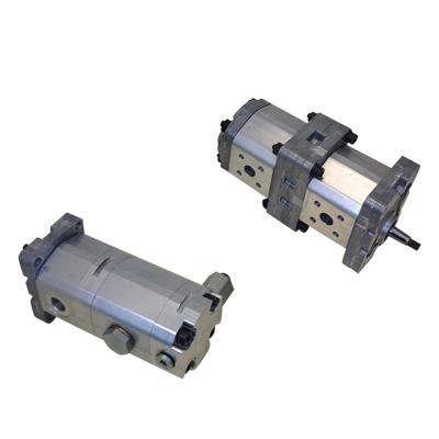 China Extruded alluminum body tandem hydraulic gear pump for sale