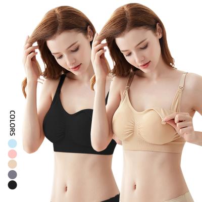 China S-SHAPER QUICK DRY Underwear Pump Care Bra Maternity Lactation Nursing Feeding Breast Pregnant Hands Free Breastmilk Care Bra for sale