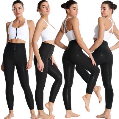 China S-SHAPER Antibacterial High Waist Slimming Trainer Corset Sauna Sauna Pants Gym Shapewear Fitness Tummy Control Yoga Pants Waist Leggings for sale