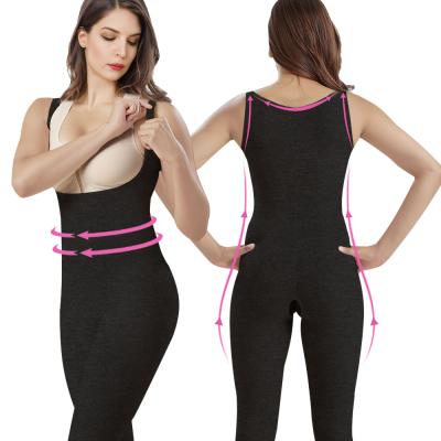 China Fajas-Colombianas Women S-SHAPER Postpartum Recovery Body Shaper Compression Garment Antibacterial Fat Transfer Liposuction Jumpsuit for sale