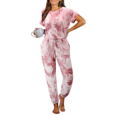 China Breathable High Quality Casual Short Sleeve Nightgown Nightgown Sleepwear Women Sleepwear Set Female Pajamas for sale