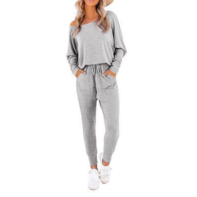 China Amazon Wholesale Best Seller Breathable Cotton Customized Pajamas Suits Long Sleeve Women's Sleepwear Pajamas for sale