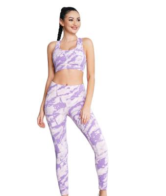 China Breathable NEW Arrive Women's 2 Piece Workout Set Seamless Yoga Cropped Top & Butt-Lift Leggings for sale