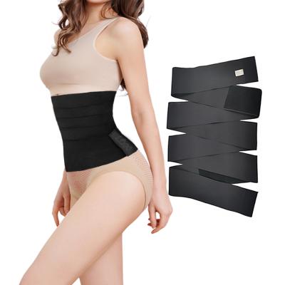 China W0363 S-SHAPER Woman Viable Body Slimming Wrap Bandage Tummy Control Belt Belly Waist Trainer High Quality Body Shaper for sale