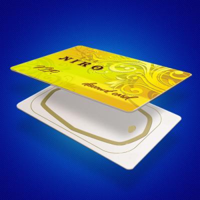 China Cartões plásticos da lealdade da cópia de SRI512 RFID, cartão do ISO 14443 B 13.56MHZ à venda