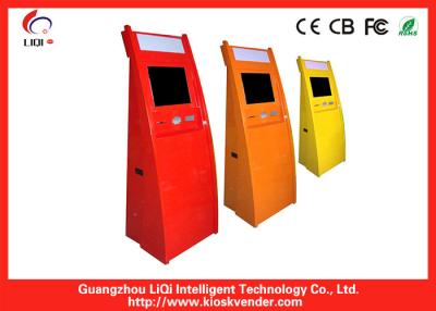 China Kundenspezifischer LED-Werbungs-Selbstservice-Informations-Kiosk mit motorisiertem Kartenleser zu verkaufen