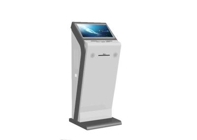 China Manual Insert Card Reader Ticket Vending Kiosk With Coin Hopper Cash Dispenser for sale