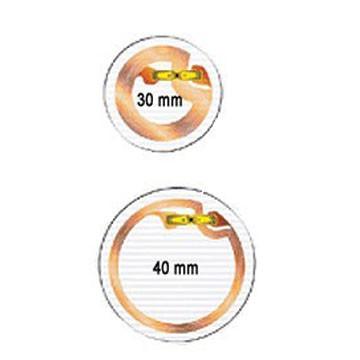 China ICODE SLI Opaque matt paper HF Round RFID Smart Tags Waterproof Multi-Detection for sale