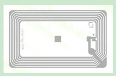 China Paper HF Inlay,13.56MHz PET RFID Inlay with ISO14443A / ISO15693 for Assets Management for sale