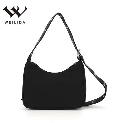 China Custom Fashion Woman Handbags Ladies Shoulder Nylon Armpit Bag Armpit Bag for sale