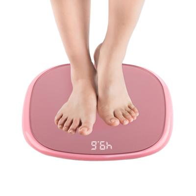 China WITH COVER new design 180kg body weighing perosnal batrhoom household large display digital weight scale for sale